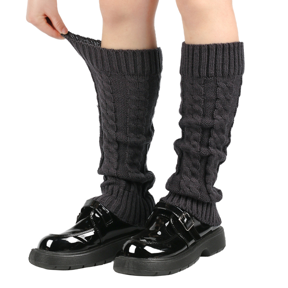 Knit Leg Warmers Warm Boot Socks for Women Cozy Leggings Knee High Thermal Socks